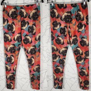 Unbranded Pug Dog Printed High Rise Colorful Leggings